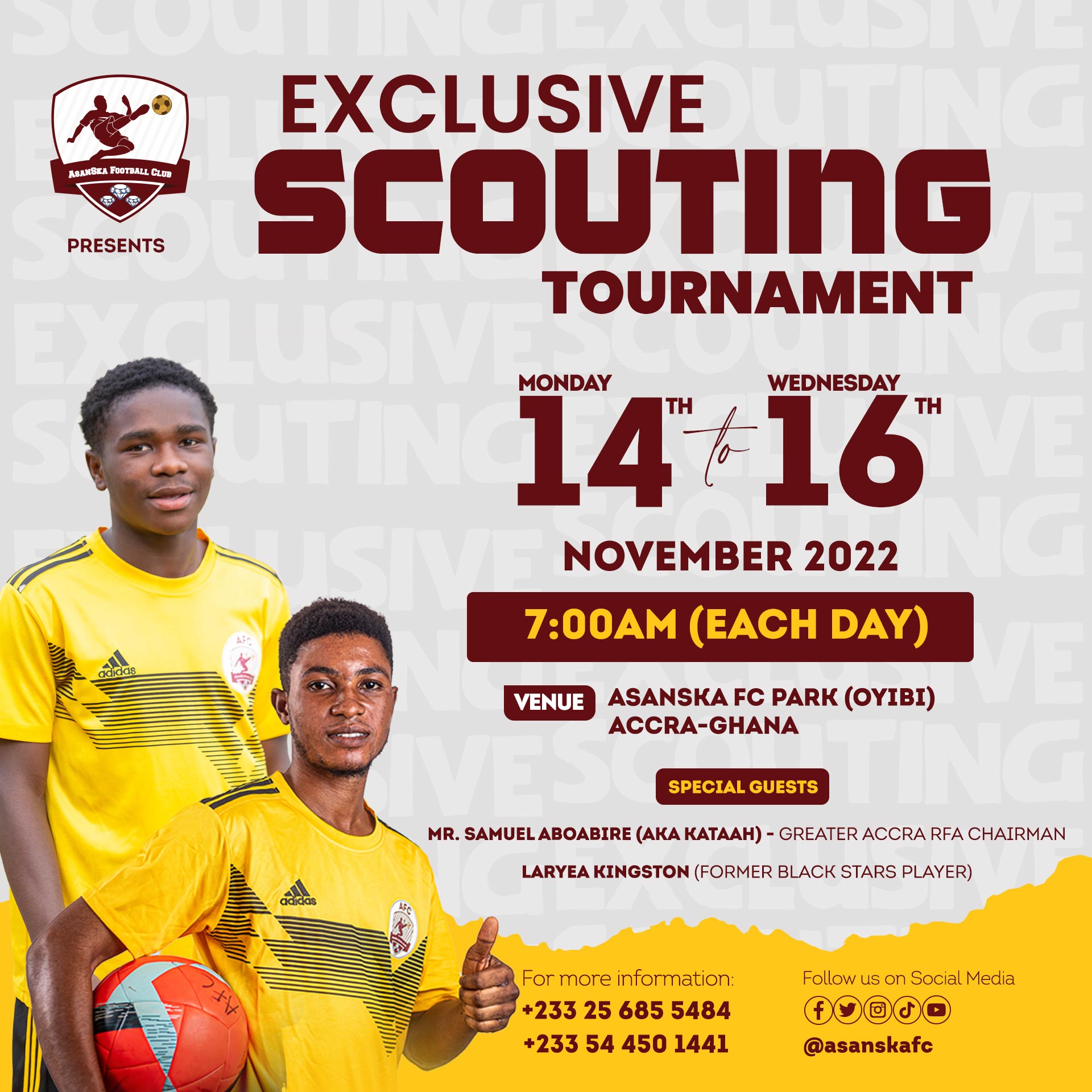 AsanSka FC Exclusive Scouting Tournament 