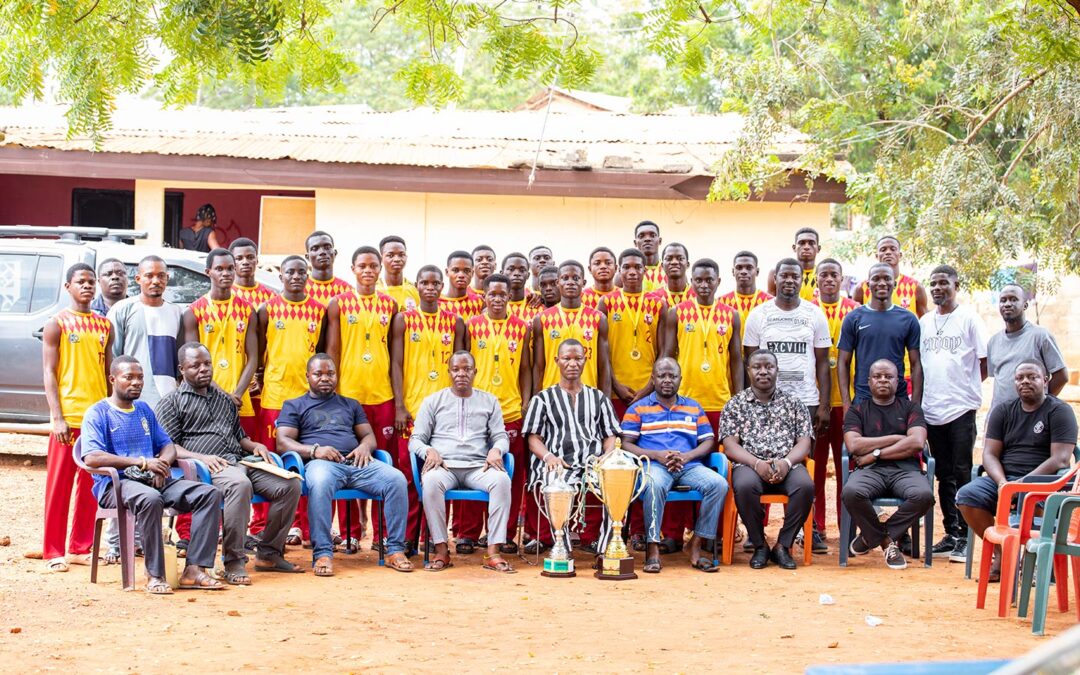 AsanSka Football Club’s Landmark Visit to the Chief of Oyibi, Nii Boye Okanshan VI